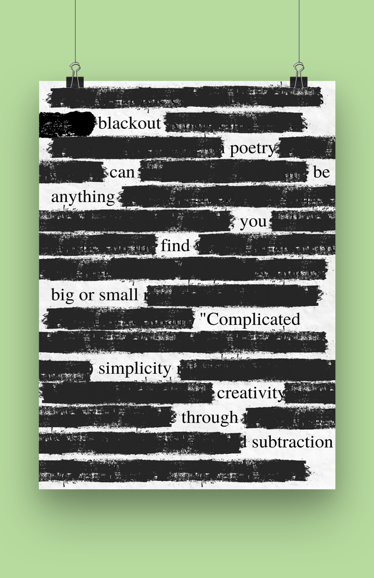 diy-blackout-poetry-southbury-public-library