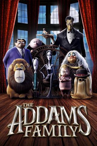 Movie poster of The Addams Family movie.