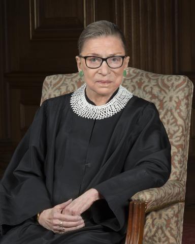 Portrait of Ruth Bader Ginsburg