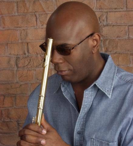 Image of Galen Abdur-Razzaq with flute