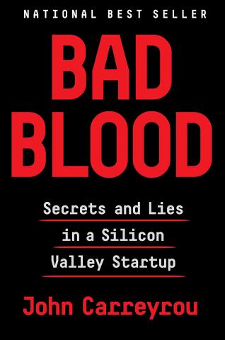 Cover for "Bad Blood" by John Carreyrou