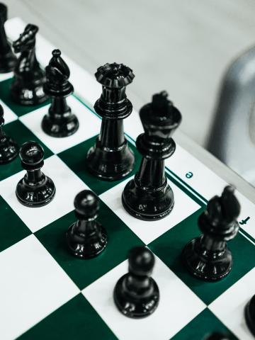 Black chess pieces