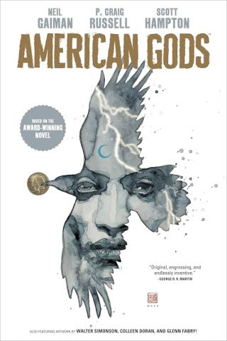 Cover Art for "American Gods" by Neil Gaiman