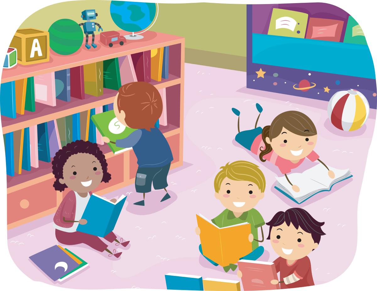 Image for "Kids in the library"